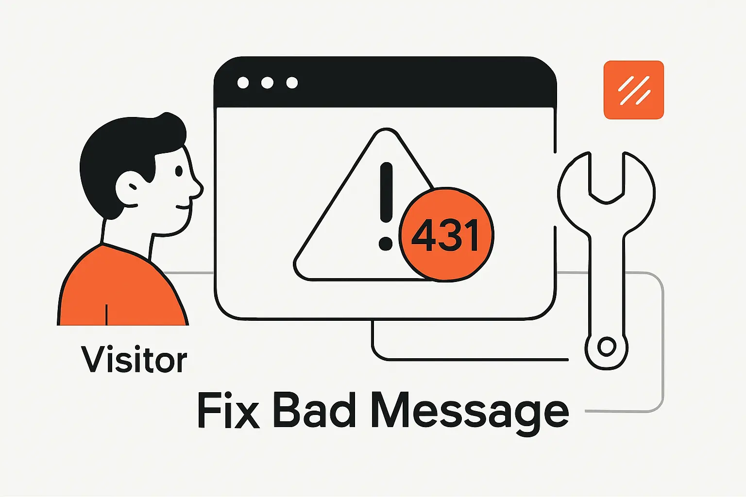 How to Fix Bad Message 431 as a Visitor