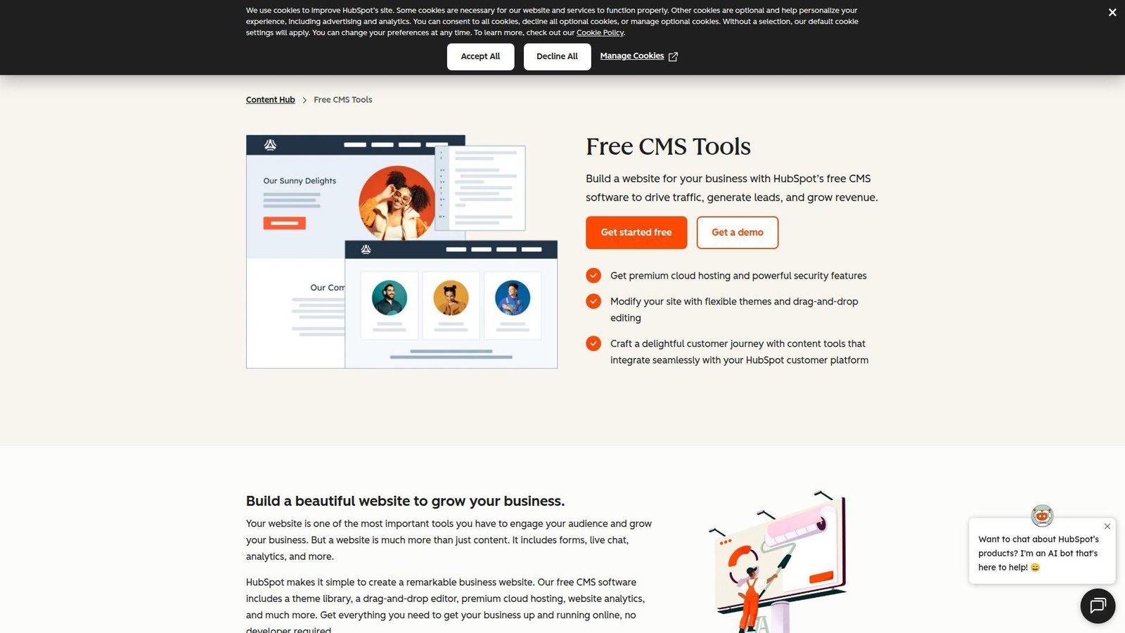 9. HubSpot CMS