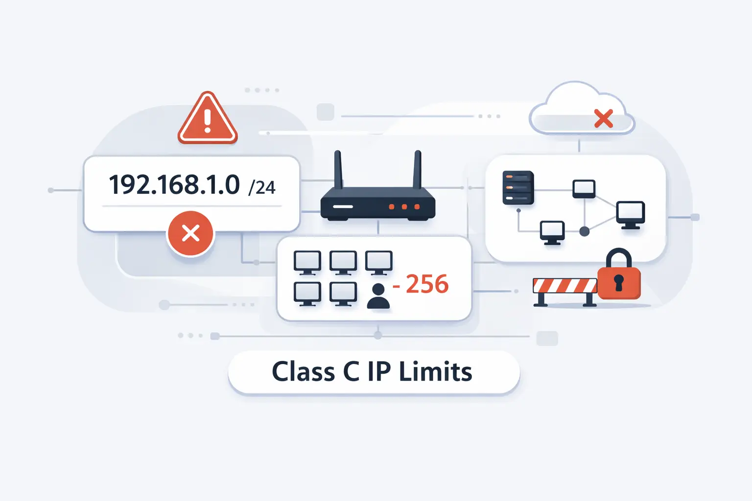 Limitations of Class C IP Addresses