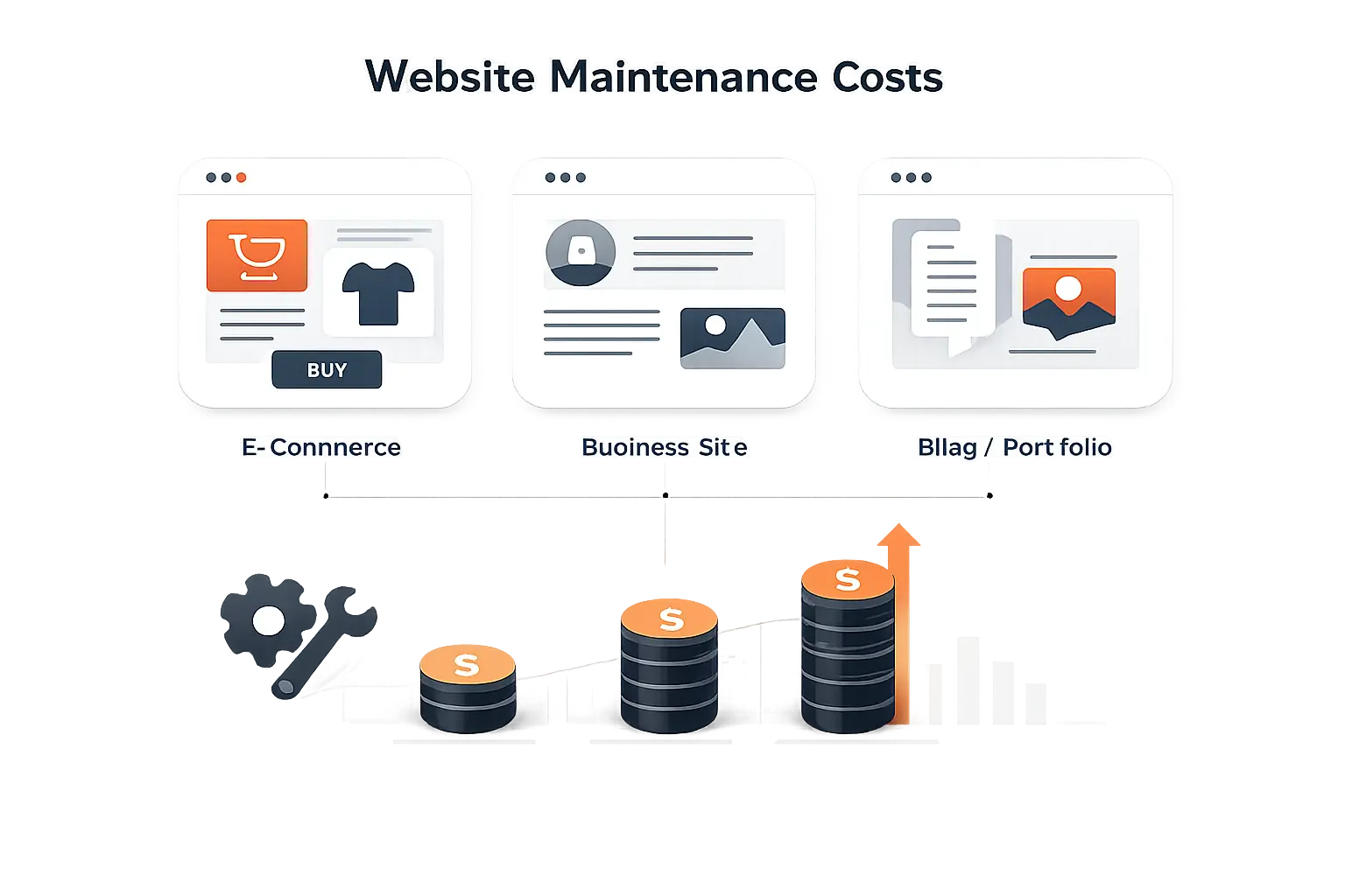 Maintenance Cost by Website Type