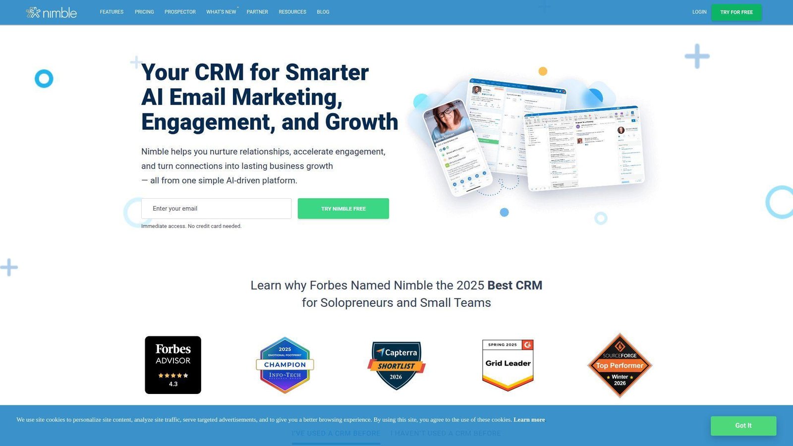 15. Nimble CRM