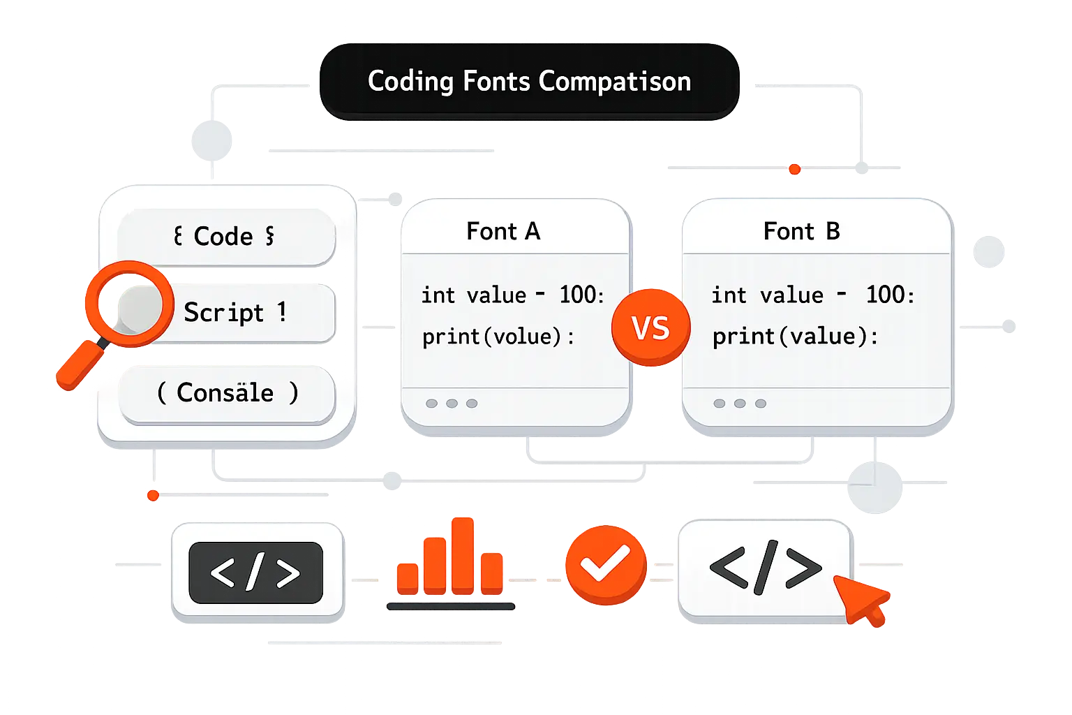 Quick Comparison of best font for coding