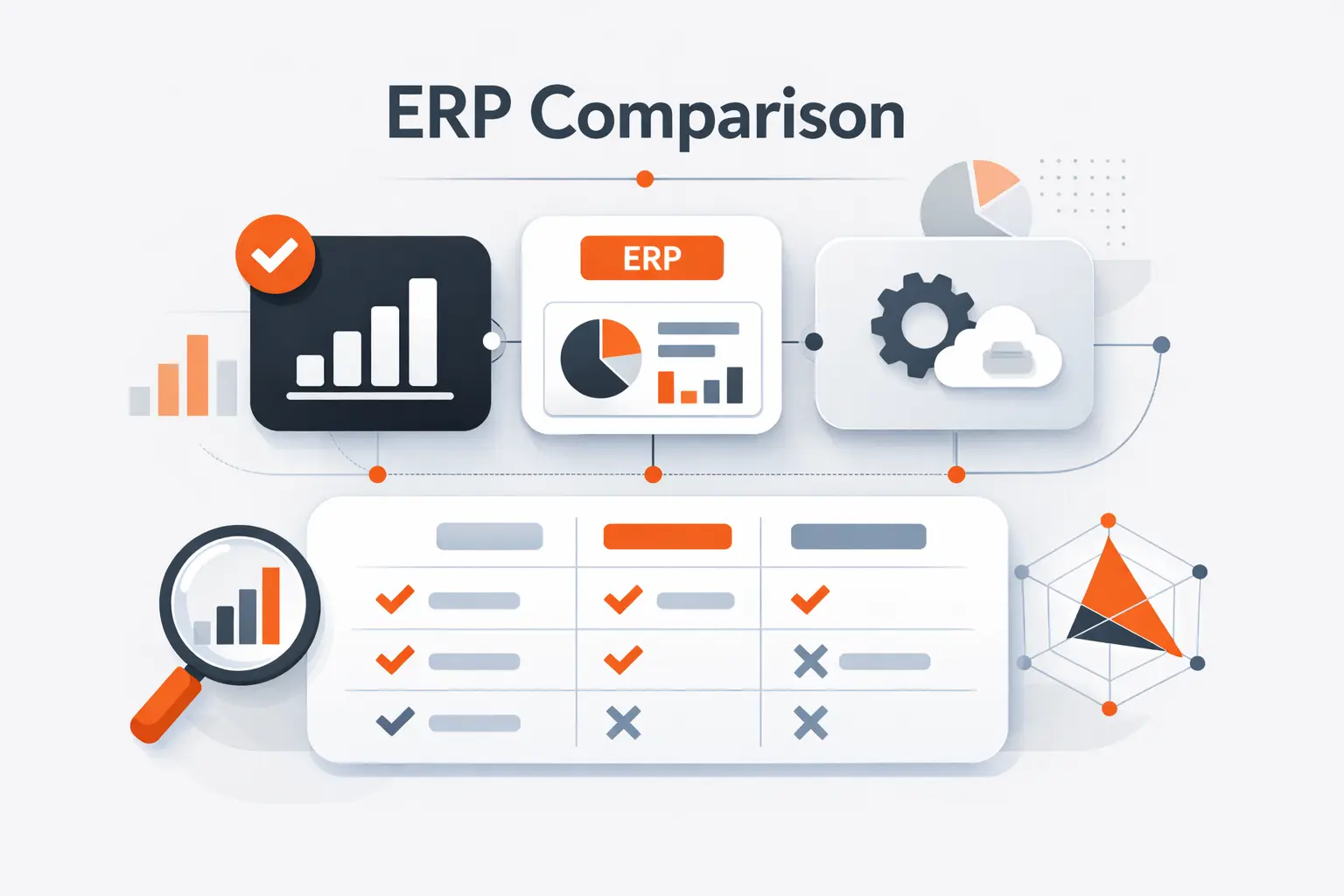 Quick Comparison of ERP Companies