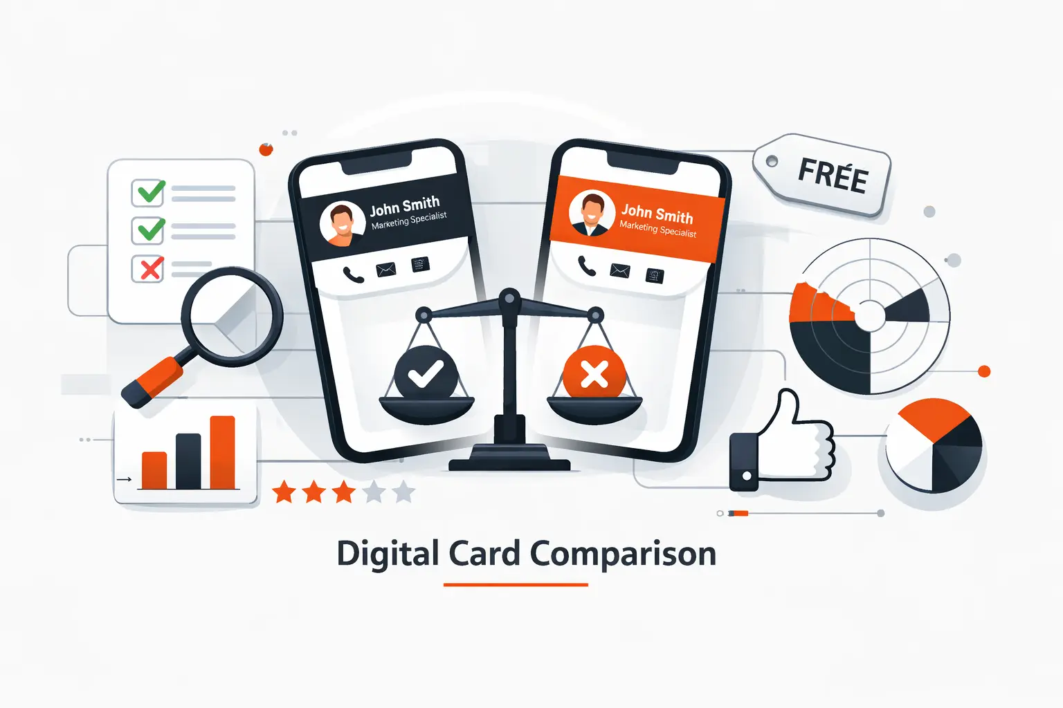 Quick Comparison of Free Digital Business Cards