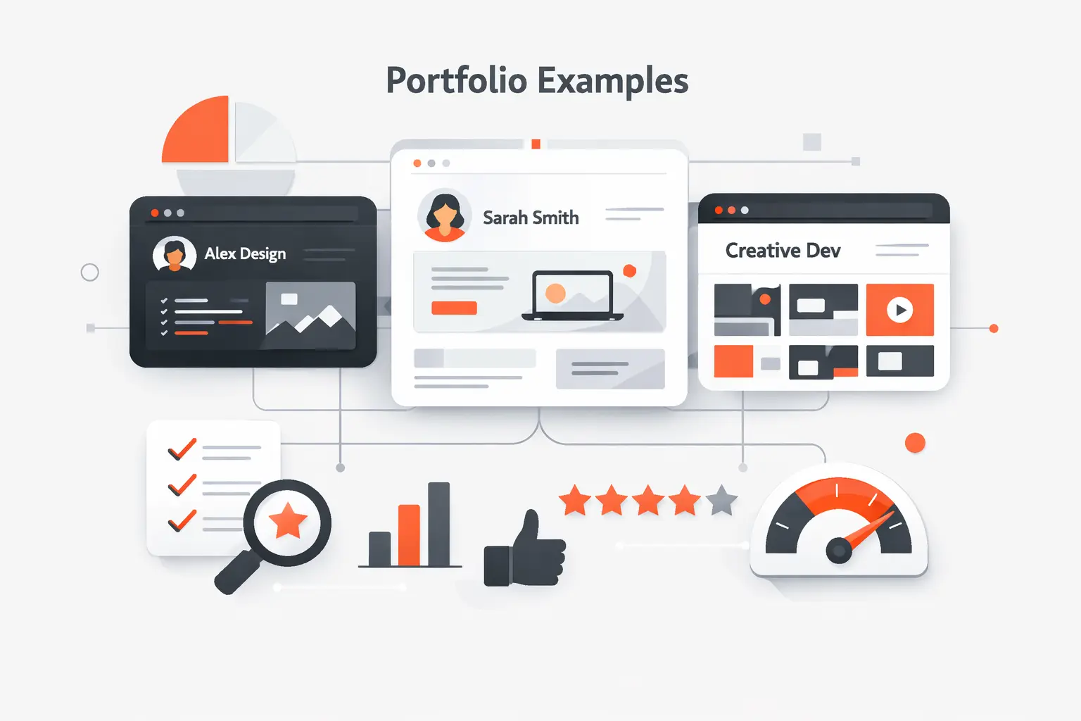 Quick Comparison of Web Developer Portfolio Examples