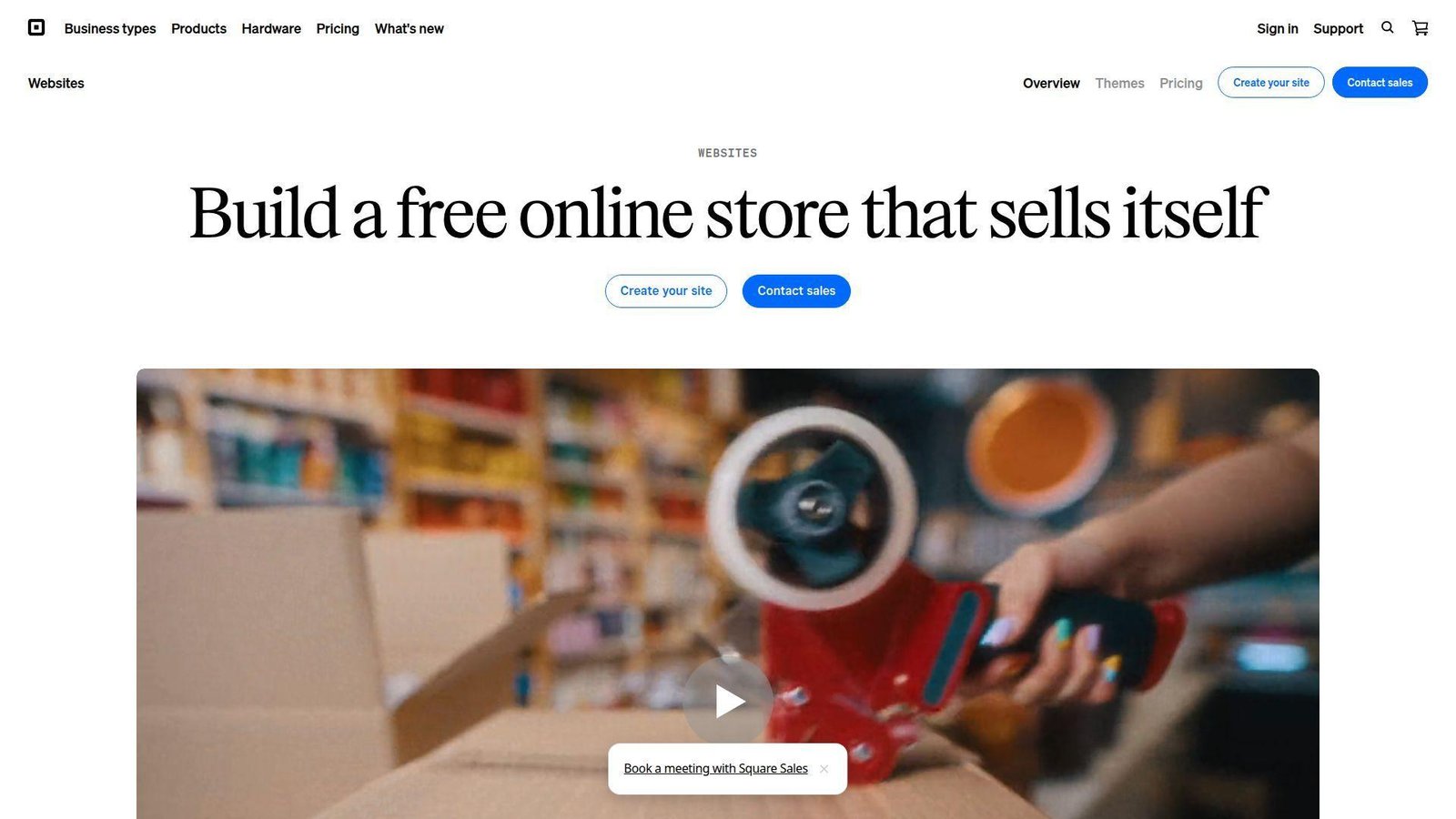 3. Square Online