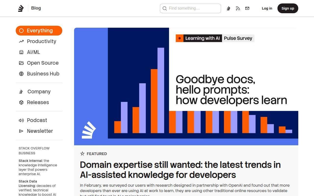 6. Stack Overflow Blog