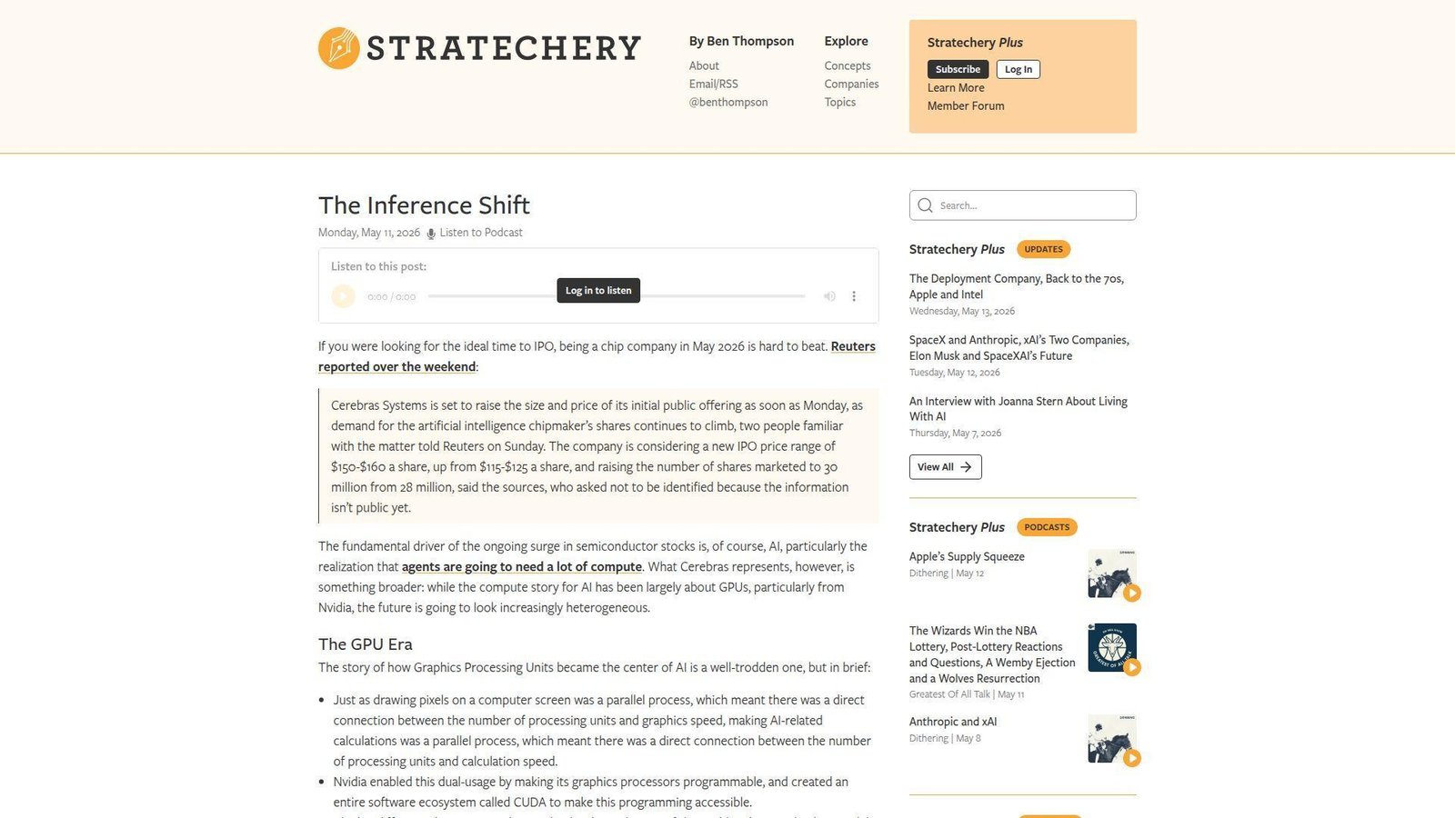 2. Stratechery