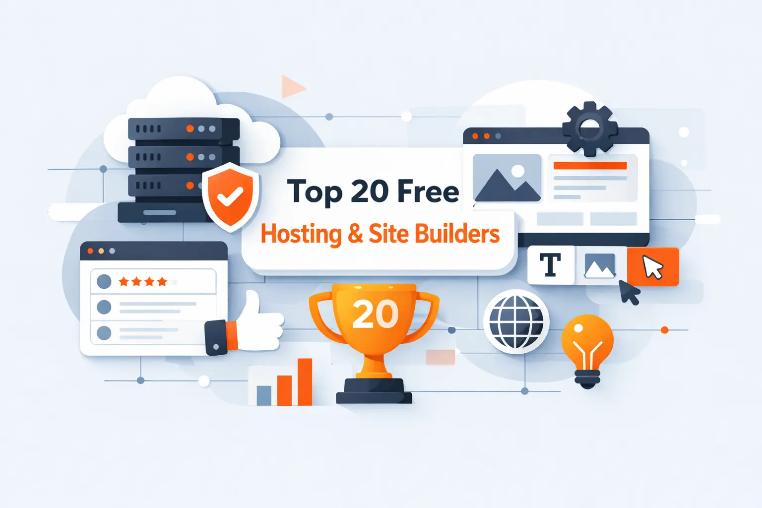 Top 20 Free Website Hosting Providers and Builders