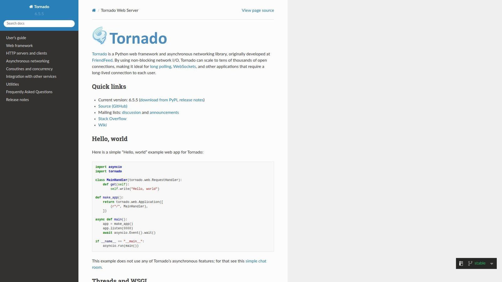 11. Tornado