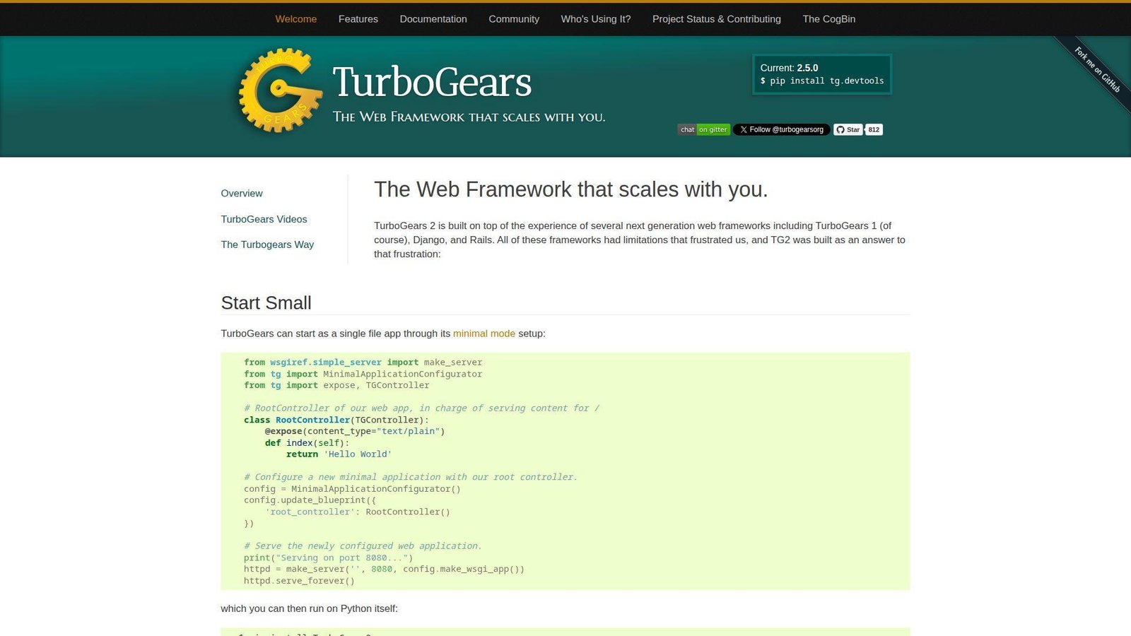 17. TurboGears
