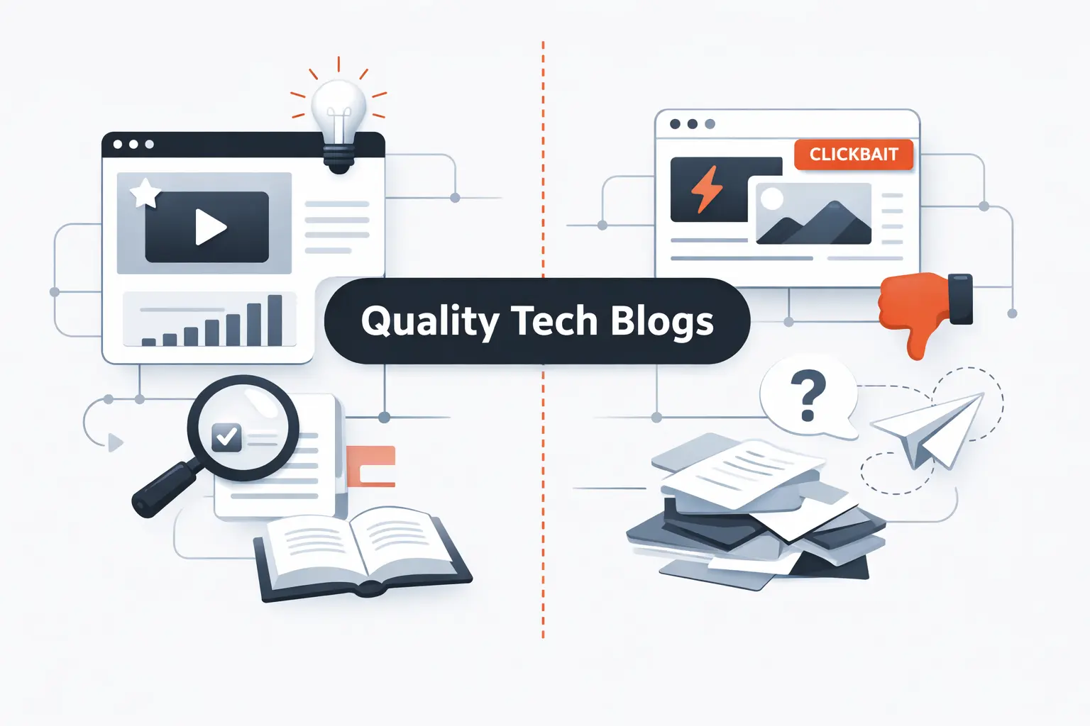 What Separates the Best Tech Blogs From Shallow Content