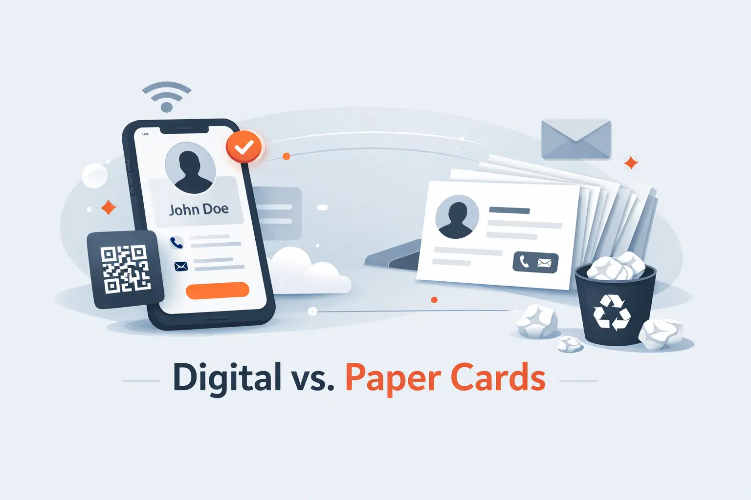 Why Free Digital Business Cards Beat Paper Cards