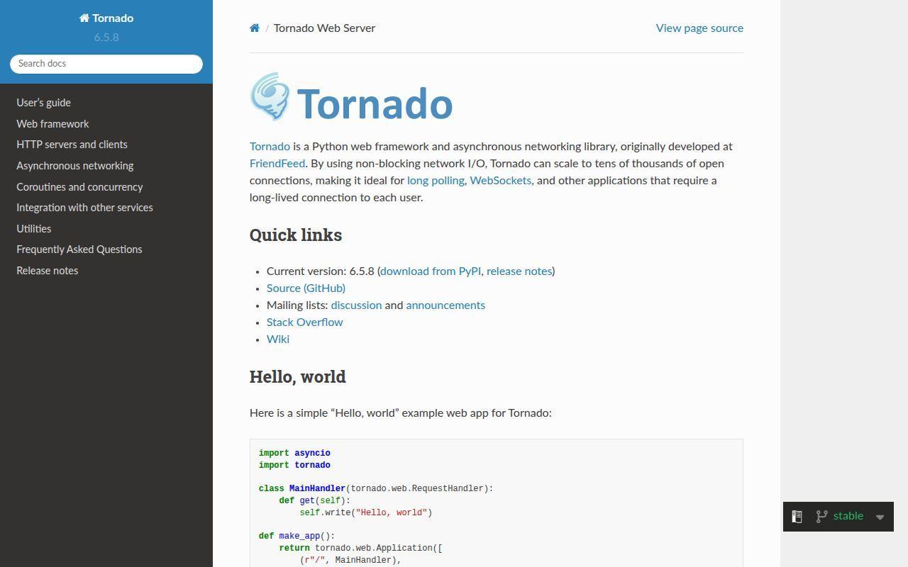 11. Tornado