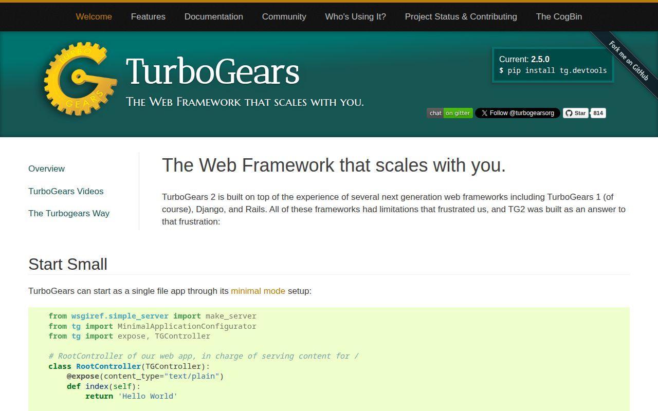 17. TurboGears